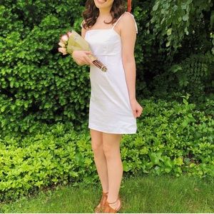 kendall and kylie white and yellow striped dress